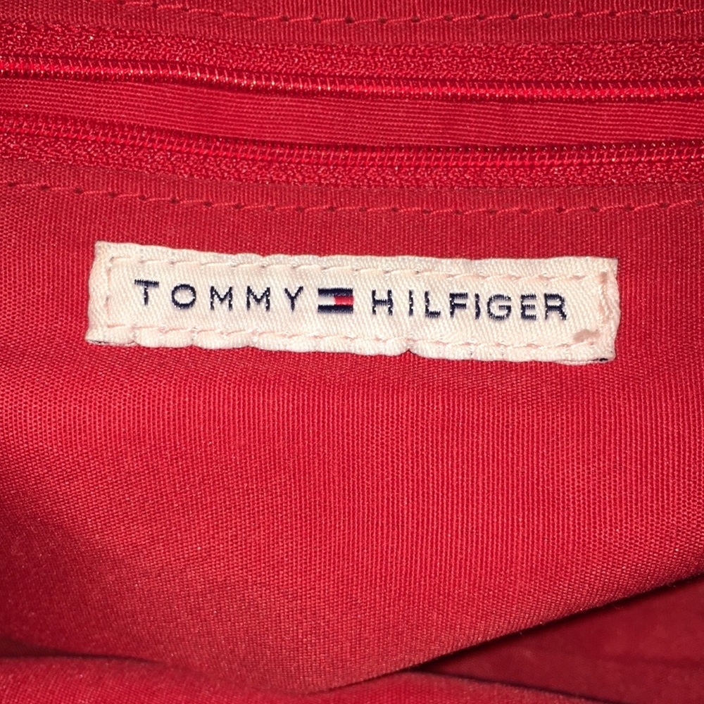Tommy Hilfiger Tartan Shoulder Bag 
Crossbody Bag Red White and Blue - Picture 3 of 17